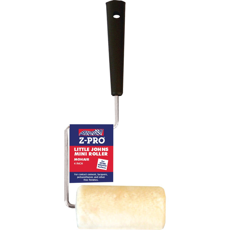 Premier Z-Pro 4 In. x 1/4 In. Smooth Mohair Paint Roller Cover & Frame