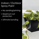 Krylon Fusion All-In-One Satin Spray Paint & Primer, Black