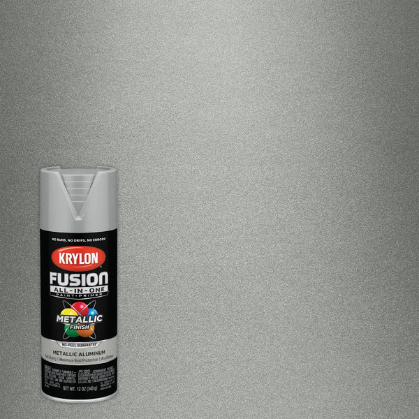 Krylon Fusion All-In-One Metallic Spray Paint & Primer, Aluminum