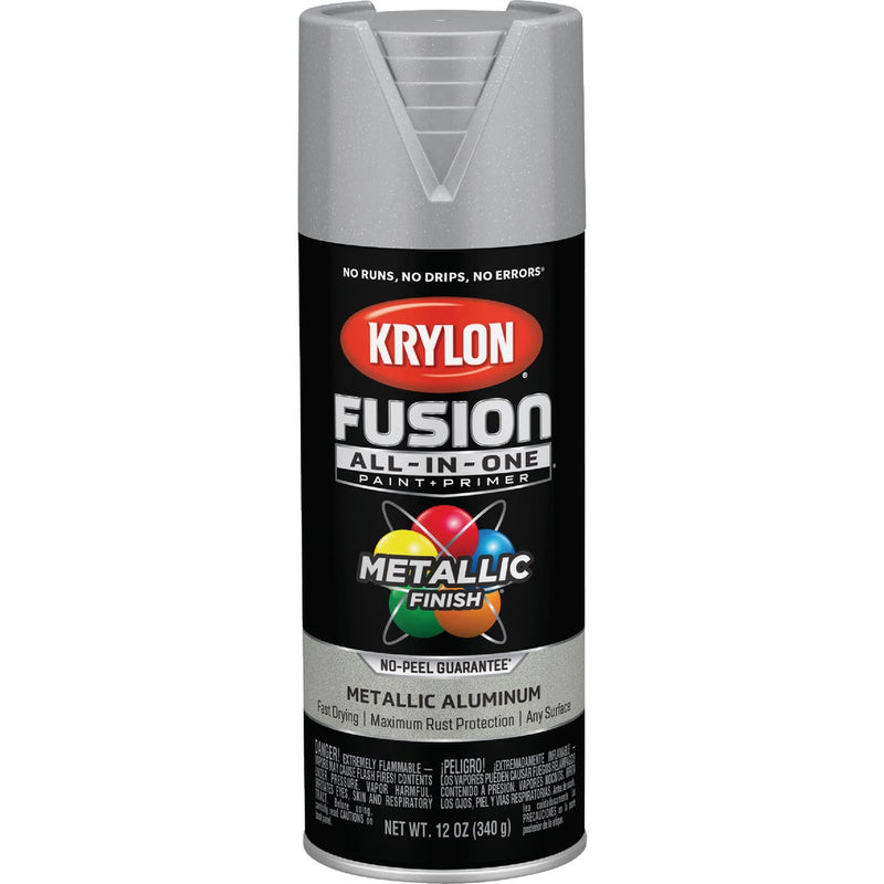 Krylon Fusion All-In-One Metallic Spray Paint & Primer, Aluminum