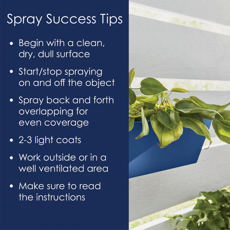 Krylon Fusion All-In-One Gloss Spray Paint & Primer, Navy