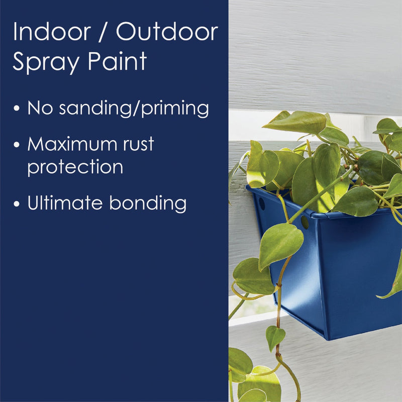 Krylon Fusion All-In-One Gloss Spray Paint & Primer, Navy