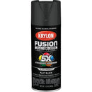 Krylon Fusion All-In-One Flat Spray Paint & Primer, Black