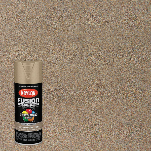 Krylon Fusion All-In-One Textured Spray Paint & Primer, Desert Sand