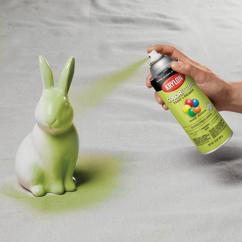 Krylon Colormaxx Gloss Spray Paint & Primer, Citrus Green