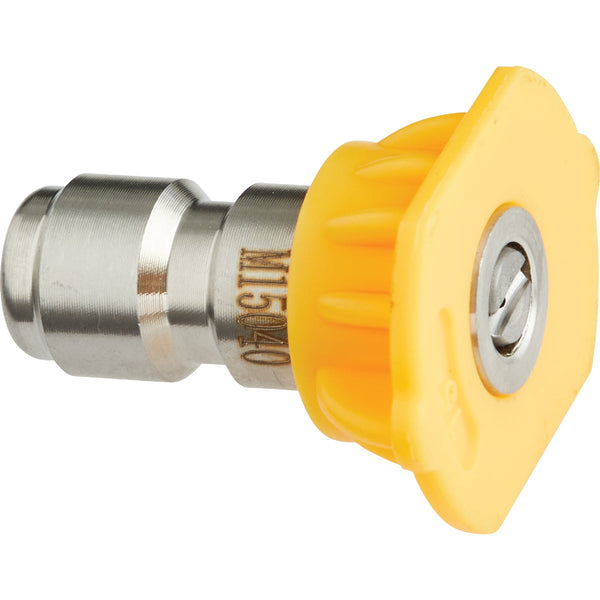 Forney 4.0mm 15 Degree Yellow Pressure Washer Spray Tip