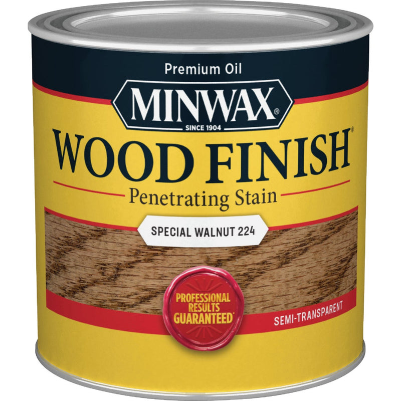 Minwax Wood Finish Penetrating Stain, Special Walnut, 1/2 Pt.