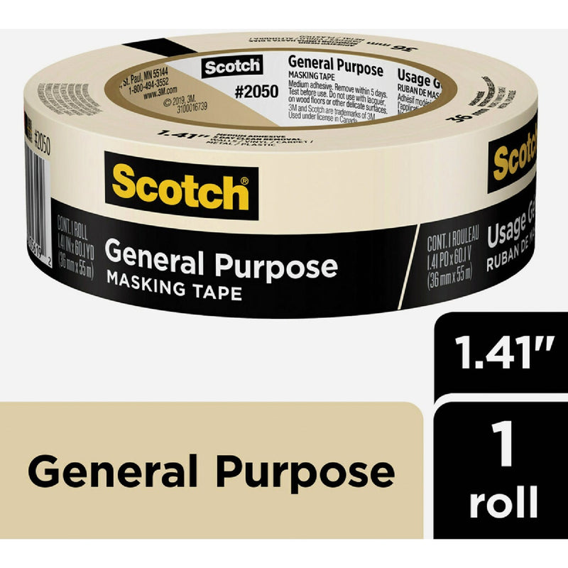 Scotch 1.41 x 60.1 Yd. General Purpose Painting Masking Tape