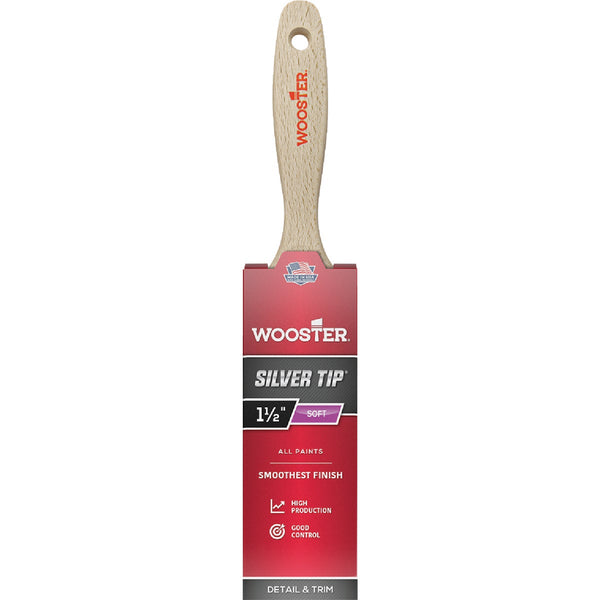 Wooster SILVER TIP 1-1/2 In. Flat Sash Varnish And Paint Brush