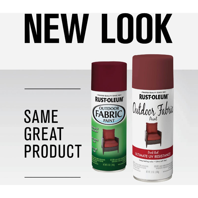 Rust-Oleum 12 Oz. Flat/Matte Outdoor Fabric Spray Paint, Dark Red