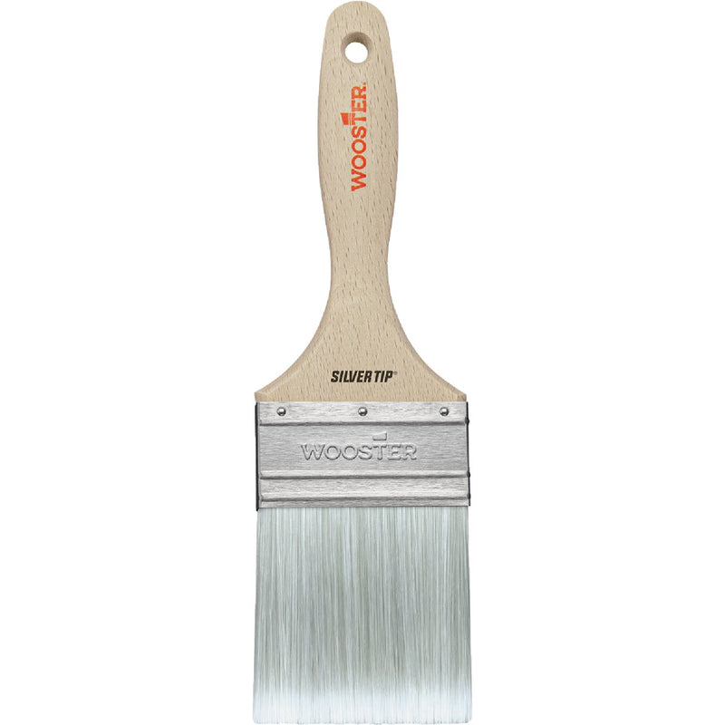 Wooster SILVER TIP 3 In. Flat Wall Varnish And Paint Brush