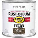 Rust-Oleum Stops Rust Clean Metal Primer, White, 1/2 Pt.