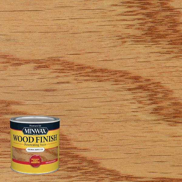 Minwax Wood Finish Penetrating Stain, Colonial Maple, 1/2 Pt.