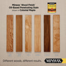 Minwax Wood Finish Penetrating Stain, Colonial Maple, 1/2 Pt.