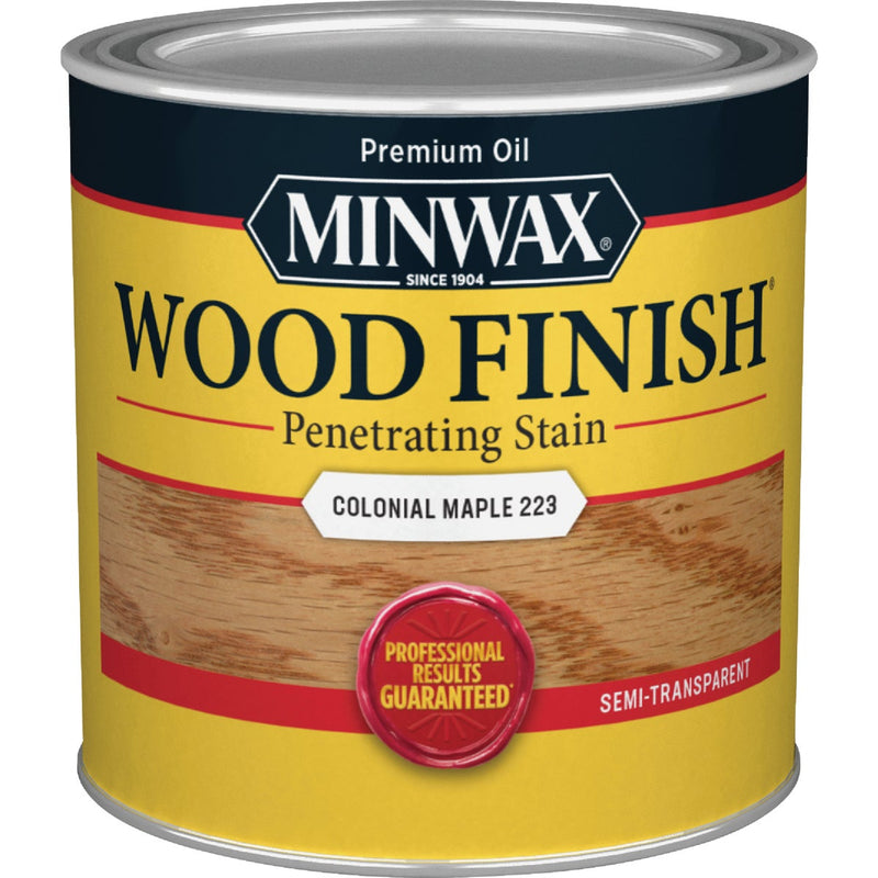 Minwax Wood Finish Penetrating Stain, Colonial Maple, 1/2 Pt.