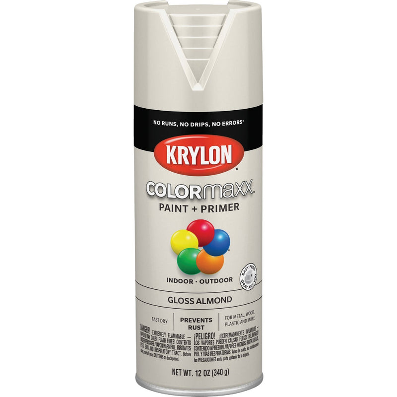 Krylon ColorMaxx 12 Oz. Gloss Spray Paint, Almond