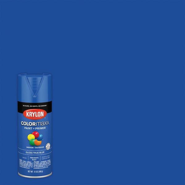 Krylon ColorMaxx 12 Oz. Gloss Spray Paint, True Blue