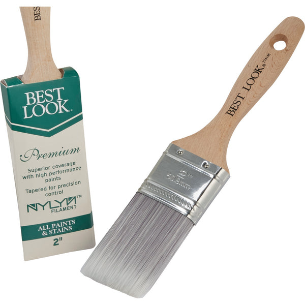 Best Look Premium 2 In. Flat Nylyn Paint Brush