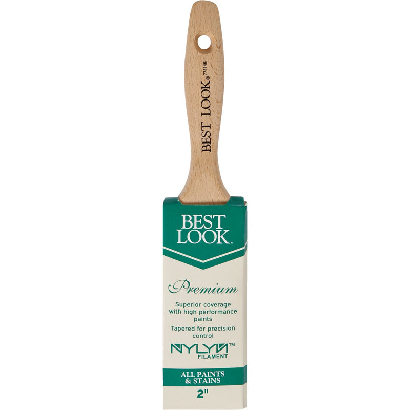 Best Look Premium 2 In. Flat Nylyn Paint Brush