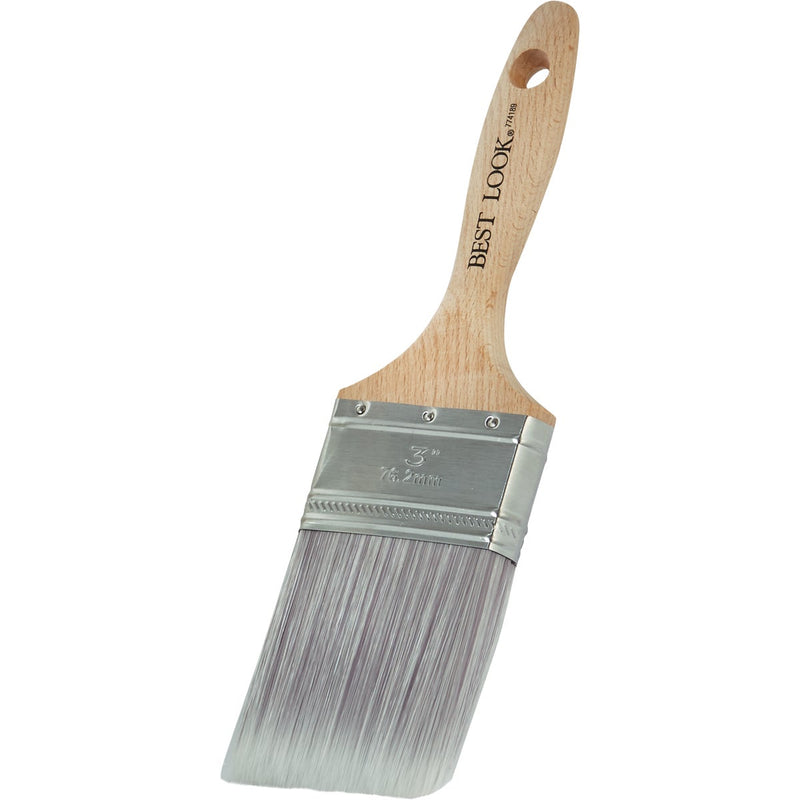 Best Look Premium 3 In. Flat Nylyn Paint Brush