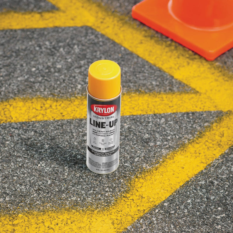 Krylon Industrial 8301 SB Highway Yellow Striping Paint