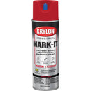Krylon Mark-It 730208 Industrial SB APWA Red Inverted Marking Paint