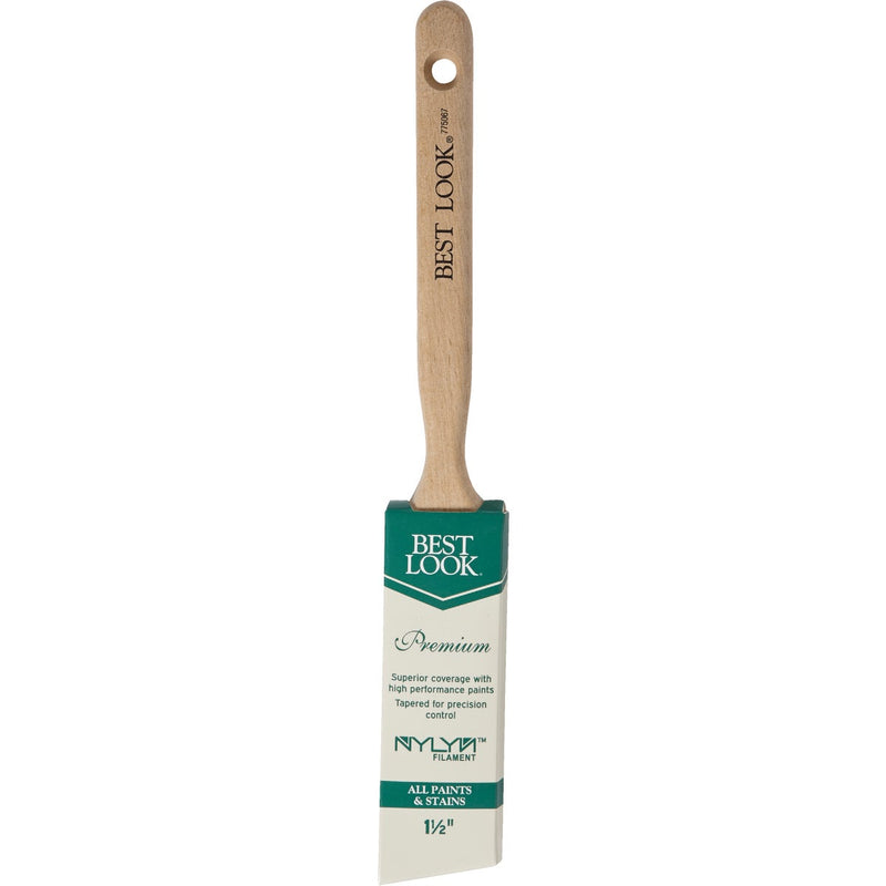 Best Look Premium 1.5 In. Angle Nylyn Paint Brush