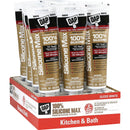 DAP Silicone Max 2.8 Oz. White Premium Kitchen, Bath & Plumbing 100% Silicone Sealant