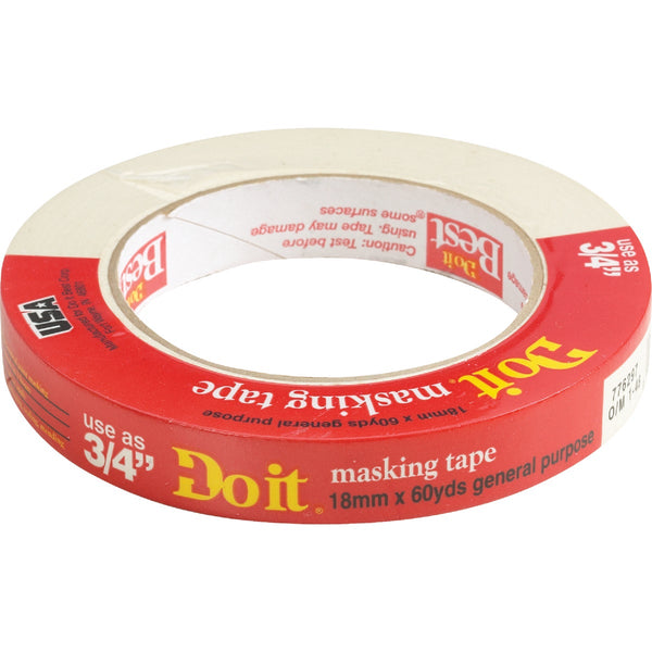 Do it Best 0.70 In. x 60 Yd. General-Purpose Masking Tape