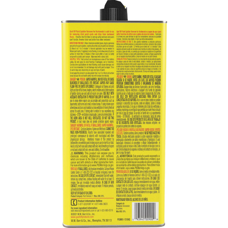 Goof Off 12 Oz. Hardwood Floor Paint Splatter Remover