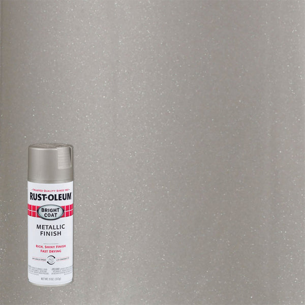 Rust-Oleum Bright Coat Bright Aluminum Gloss 11 Oz. Stops Rust Spray Paint