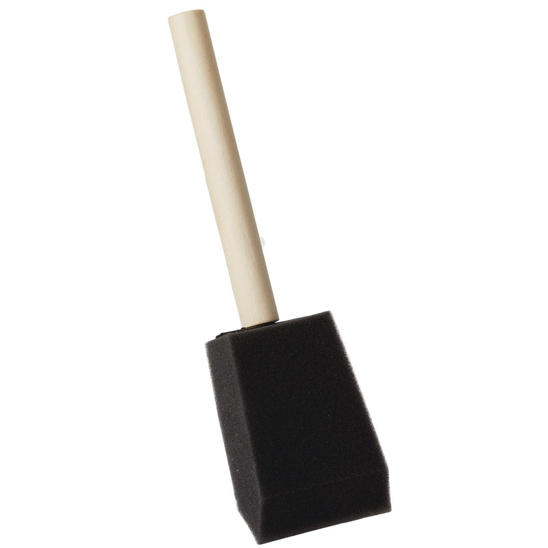 Linzer Project Select 2 In. High Density Closed Cell Foam Brush with Wood Peg Handle