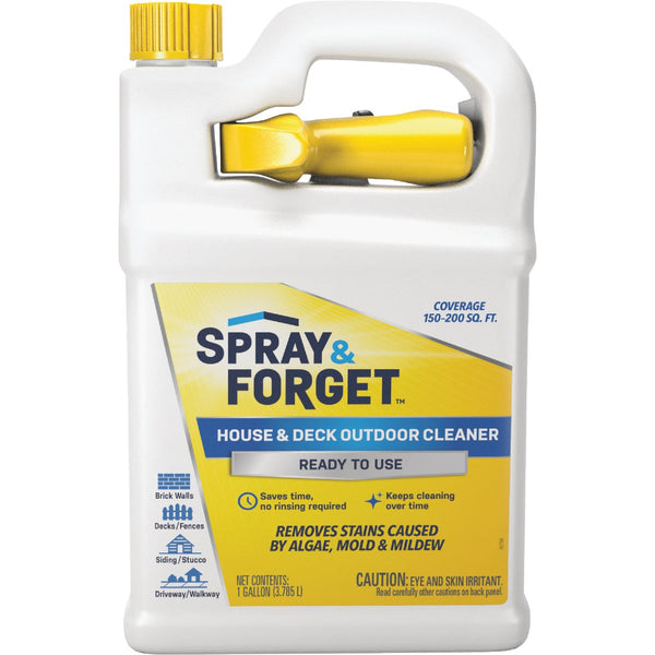 Spray & Forget 1 Gal. Ready-to-Use House & Deck Outdoor Cleaner