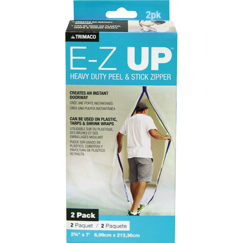 Trimaco E-Z Up  Peel + Stick Zipper (2-Pack)