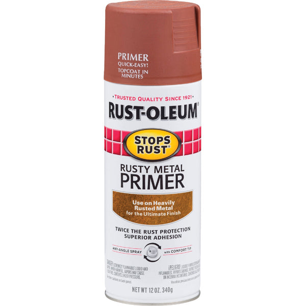 Rust-Oleum 12 Oz. Brown Rusty Metal Spray Primer