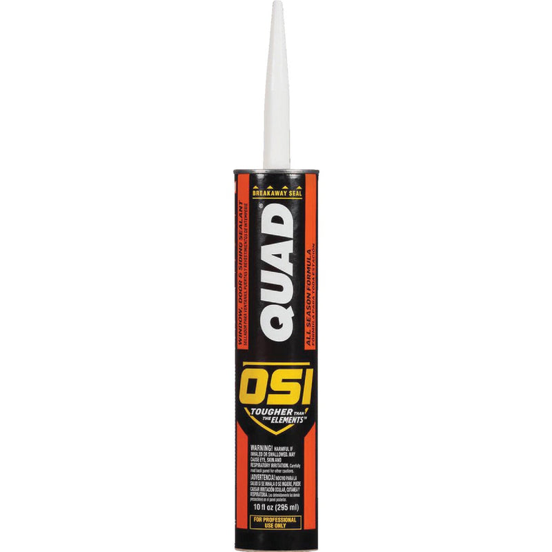 OSI QUAD 10 Oz. Window, Door & Siding Polymer Sealant, Clay