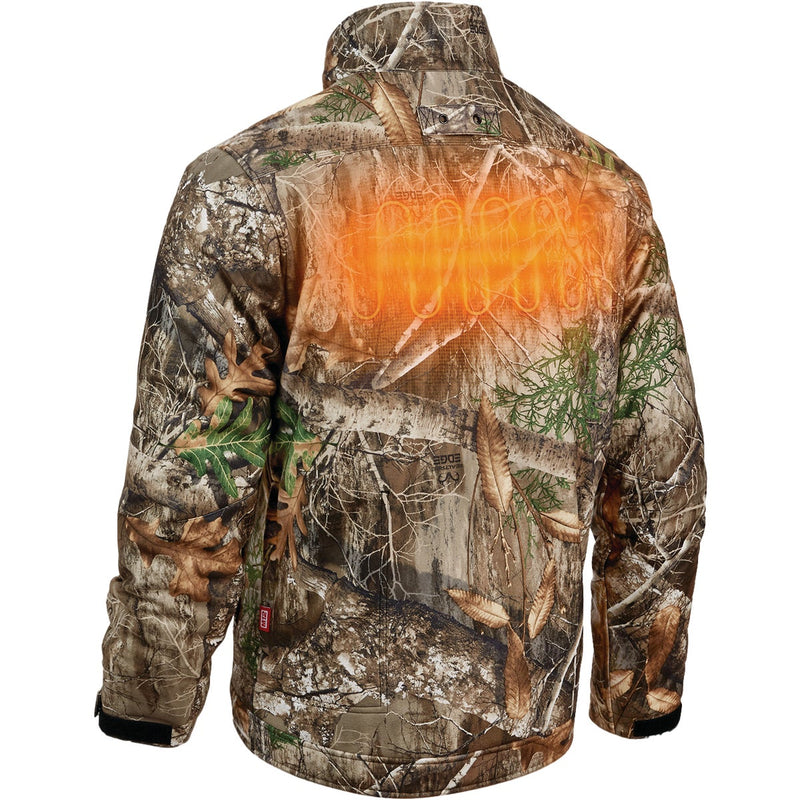 Milwaukee M12 QUIETSHELL Men's Realtree Edge Camouflage Cordless Heated Jacket Kit, 3XL