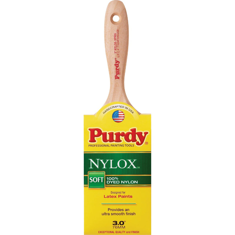 Purdy Nylox Sprig 3 In. Flat Trim Soft Paint Brush