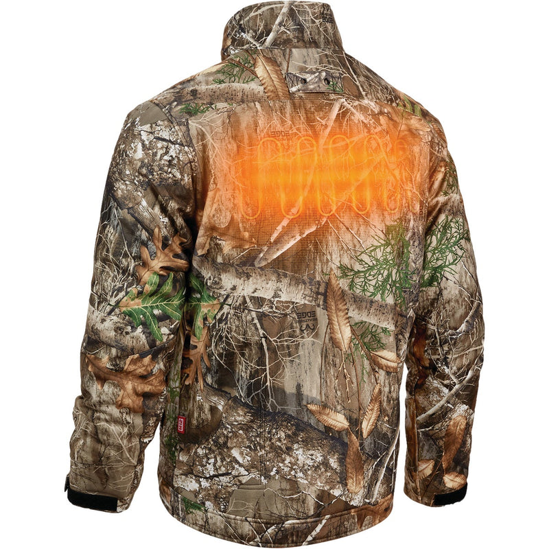 Milwaukee M12 QUIETSHELL Men's Realtree Edge Camouflage Cordless Heated Jacket Kit, M