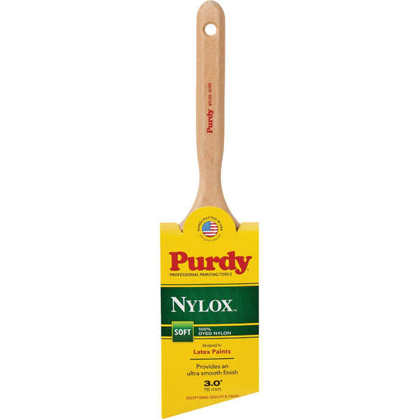 Purdy Nylox Glide 3 In. Angular Trim Soft Paint Brush