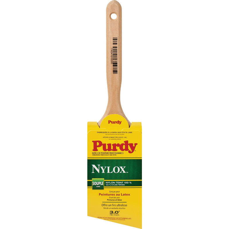 Purdy Nylox Glide 3 In. Angular Trim Soft Paint Brush