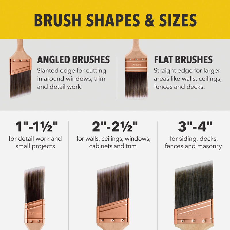 Purdy Nylox Dale 1 In. Angular Trim Soft Paint Brush