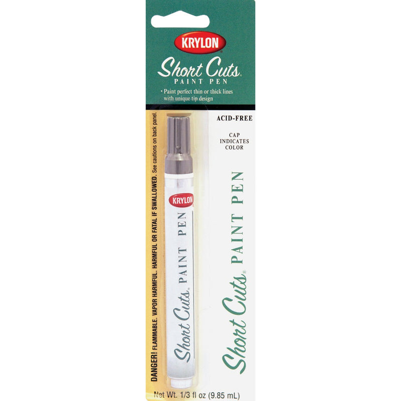 Krylon Short Cuts 1/3 Fl Oz Chrome Gloss Paint Pen
