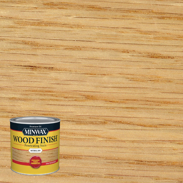 Minwax Wood Finish Penetrating Stain, Natural, 1/2 Pt.