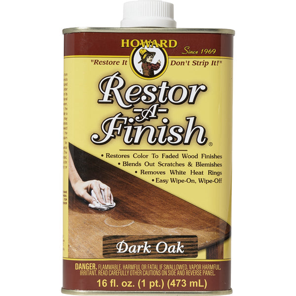 Howard Restor-A-Finish 16 Oz. Dark Oak Wood Finish Restorer