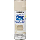 Rust-Oleum Painter's Touch 2X Ultra Cover 12 Oz. Gloss Paint + Primer Spray Paint, Almond