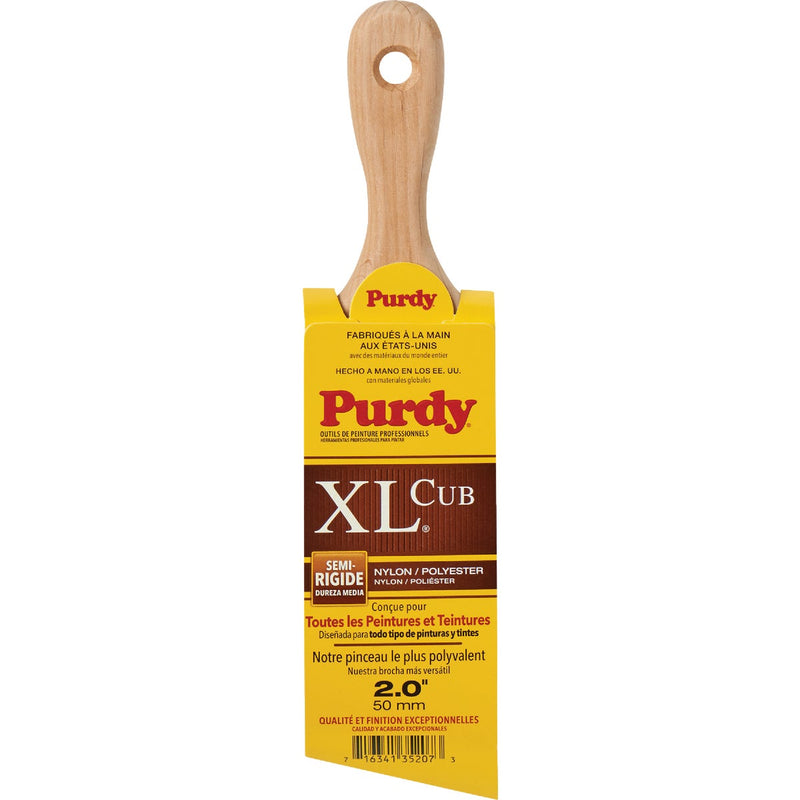 Purdy XL Cub 2 In. Short Angle Short Handle Paint Brush