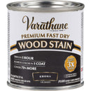 Varathane Fast Dry Ebony Wood Urethane Modified Alkyd Interior Wood Stain, 1/2 Pt.