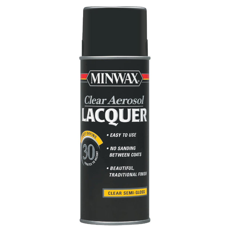 Minwax 11.5 Oz. Clear Semi-Gloss Spray Lacquer