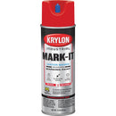 Krylon Mark-It 732408 Industrial WB Fluorescent Red Inverted Marking Paint